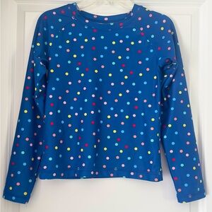 Hanna Andersson Sunblock Rash Guard Top Girls Size 10